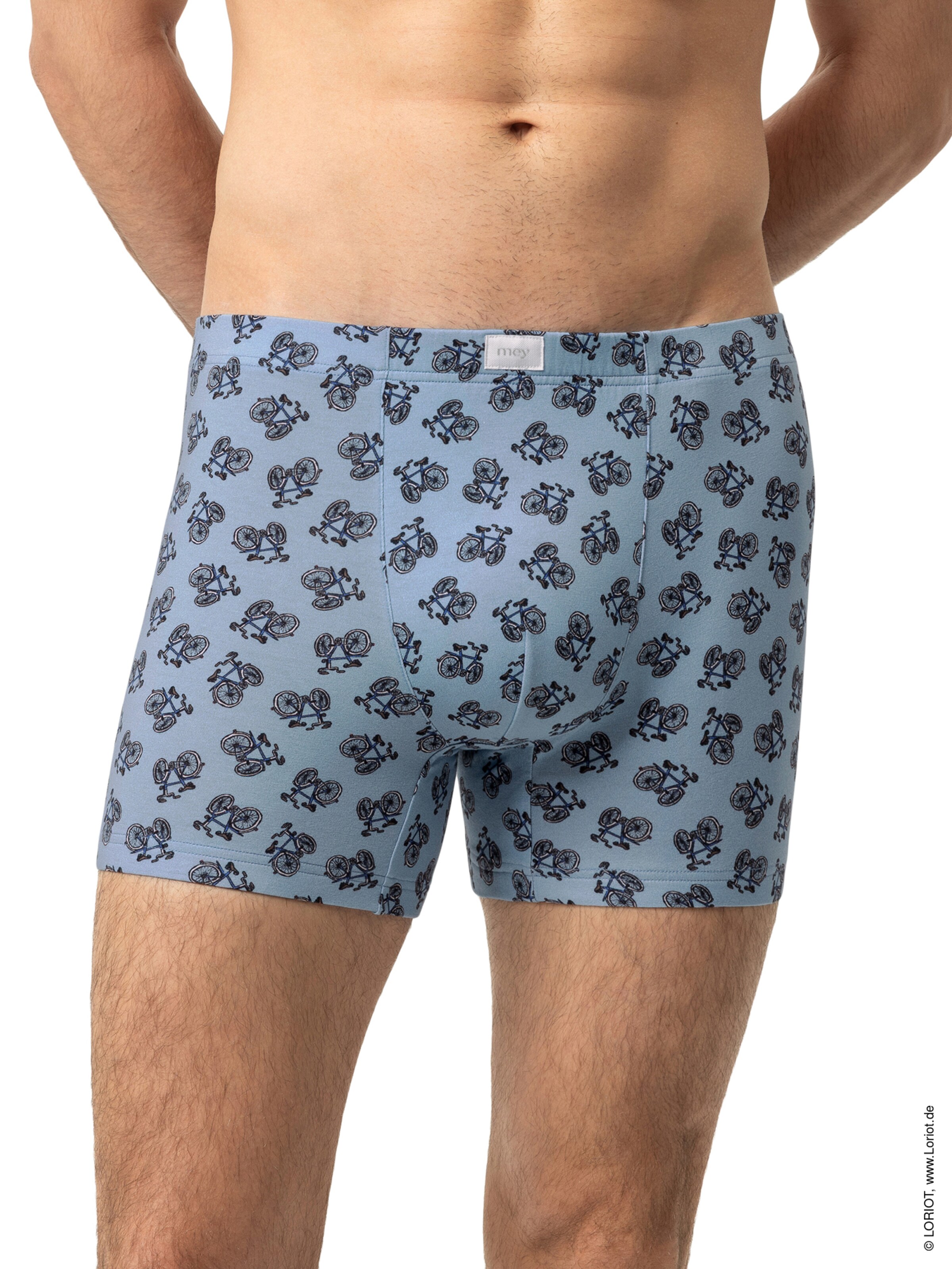 Mey Boxershorts in Blauw: voorkant