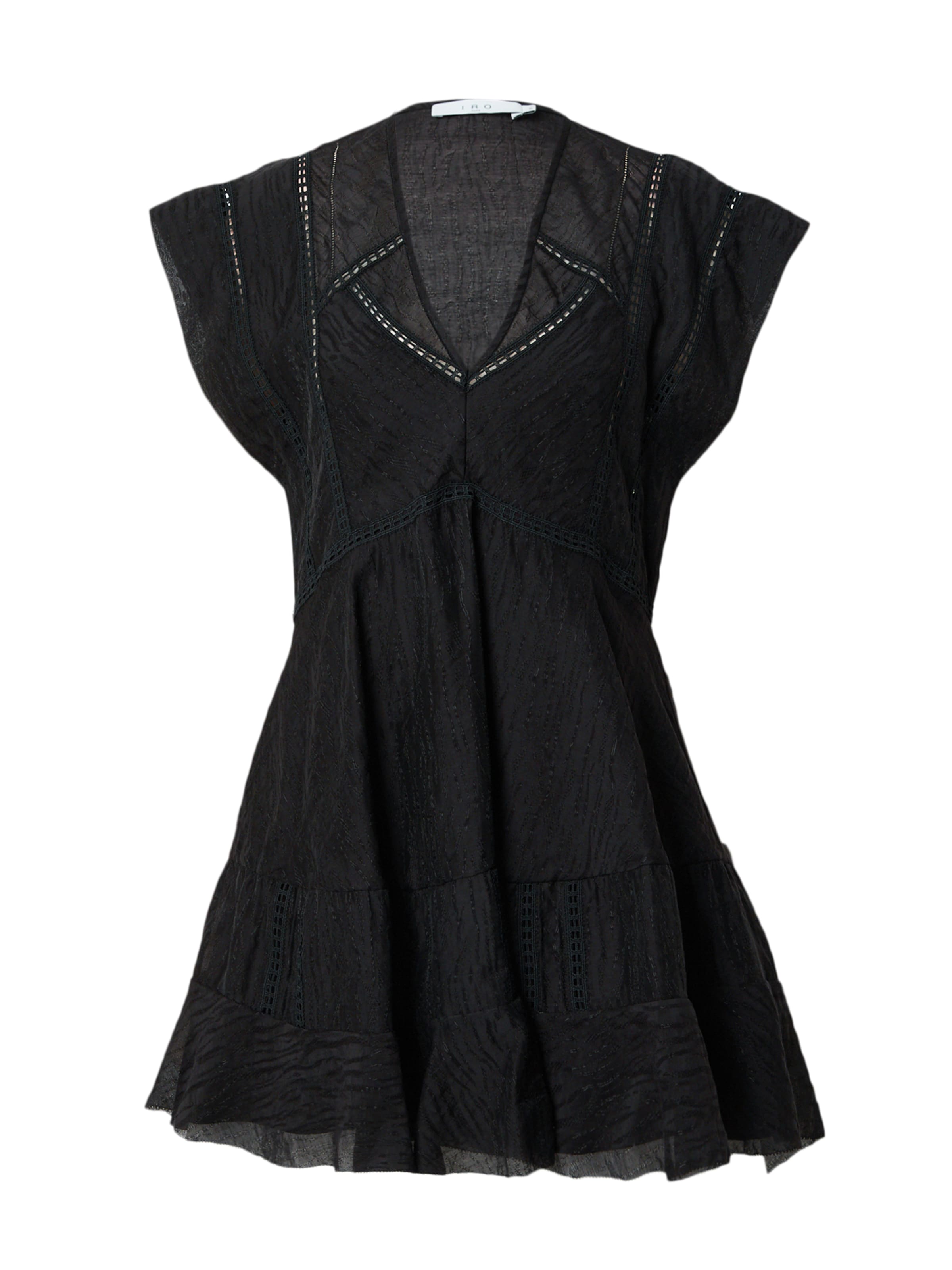 IRO Šaty - Čierna: predná strana