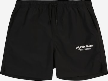 Jack & Jones Junior - Bermudas 'JPSTMAUI' en negro: frente