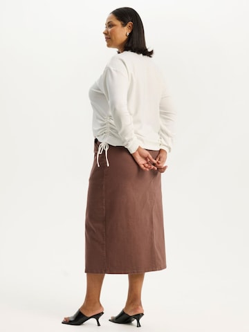 Anyday Skirt 'Katina 472' in Brown