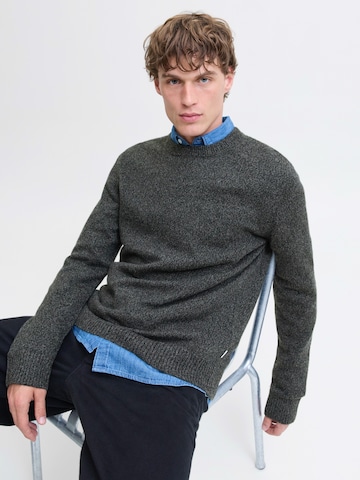 Pull-over 'JPRLAMBSWOOL' JACK & JONES en noir
