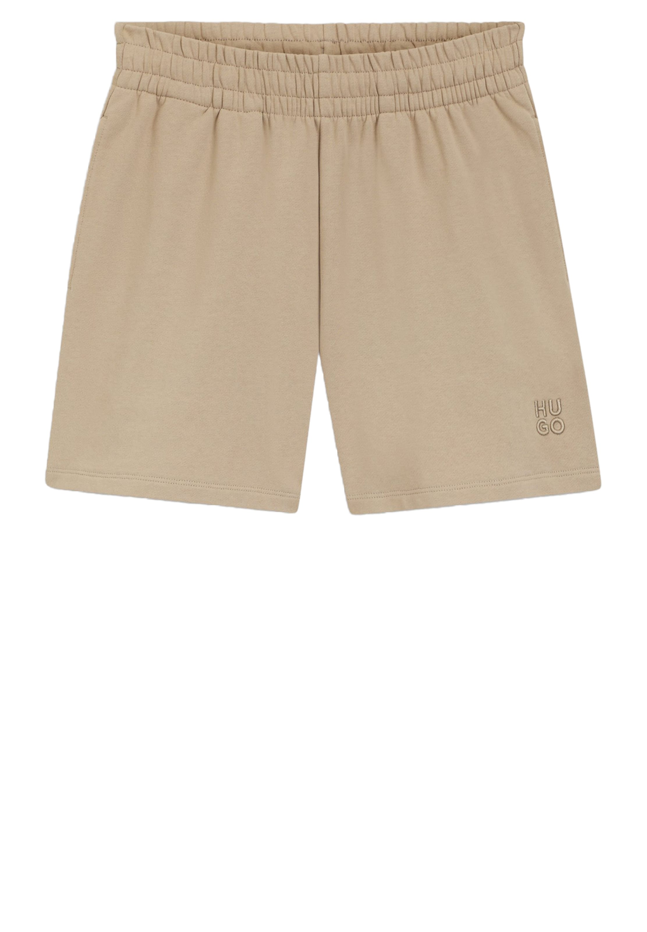 HUGO Loose fit Pants 'Ninosta' in Brown: front