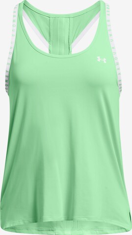 UNDER ARMOUR Sports Top 'Knockout' in Green: front