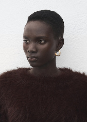 MANGO Sweater 'Toby' in Brown