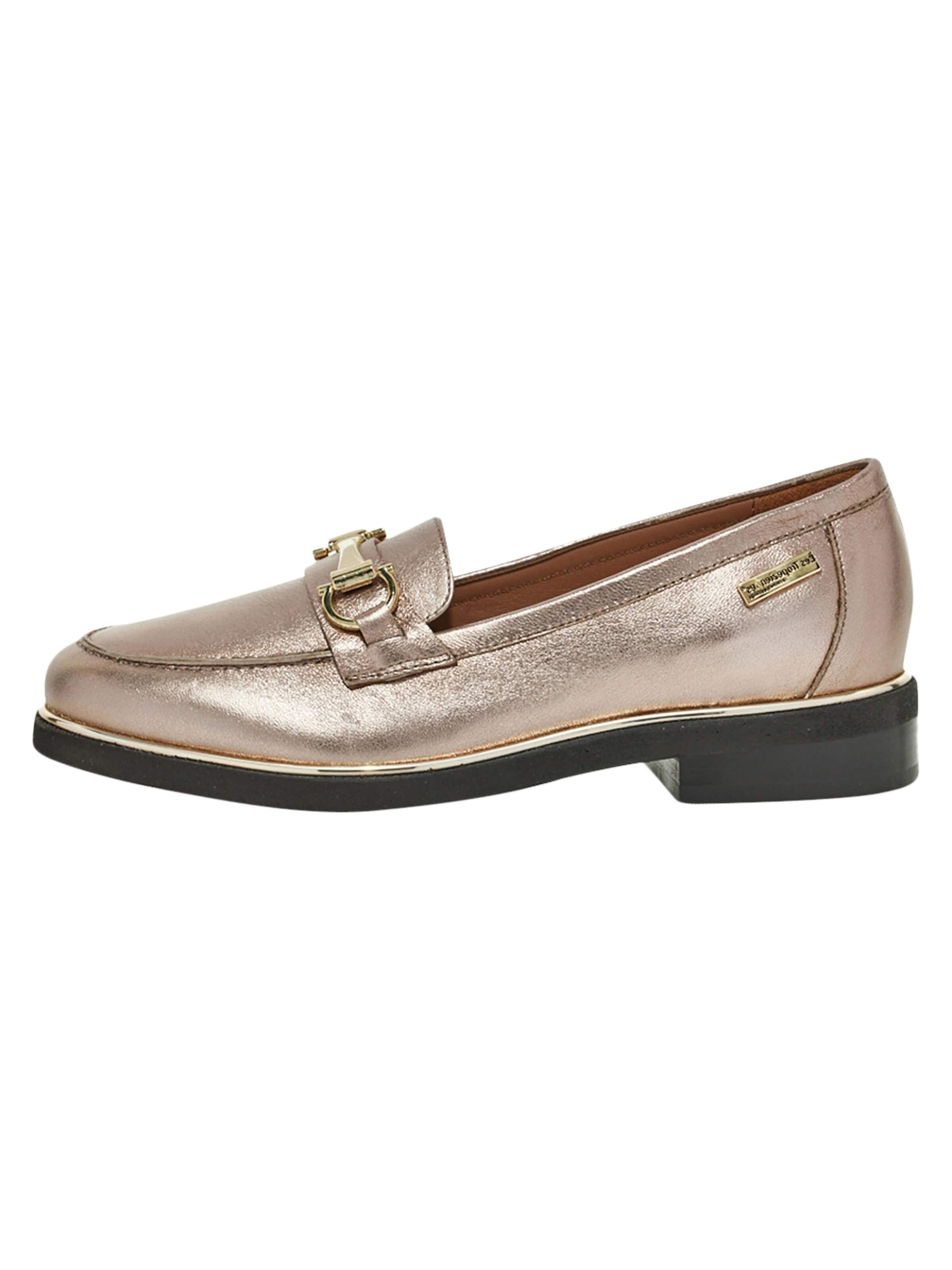 Chaussure basse Les Tropéziennes en or : devant