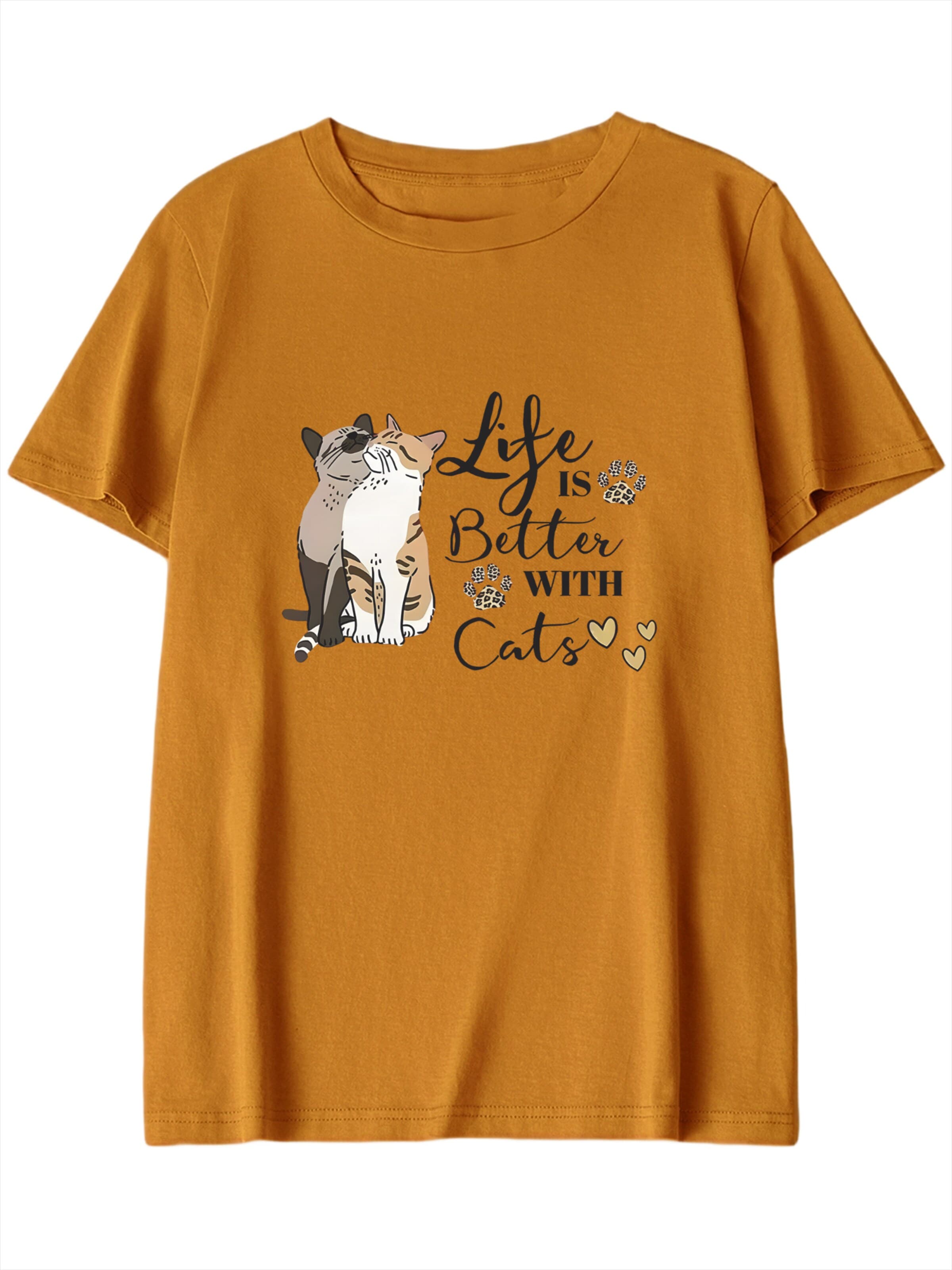 T-shirt GORHEY en orange : devant