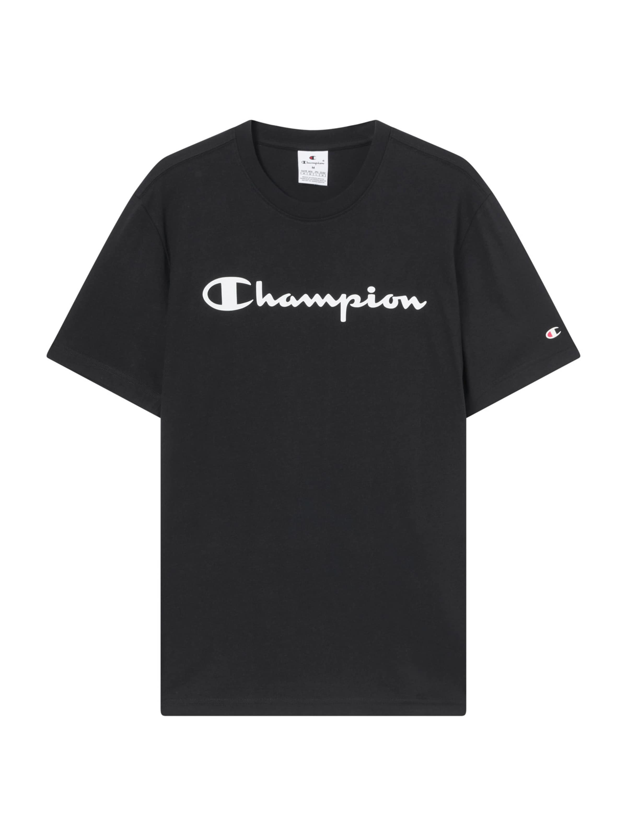 Champion Authentic Athletic Apparel Shirt in Black / White, Item view