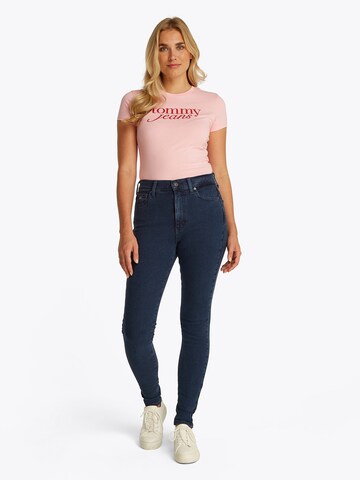 Tommy Jeans Skinny Fit Дънки 'Sylvia' в синьо