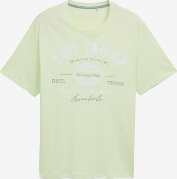 TOM TAILOR Men + Paita värissä vihreä: etupuoli
