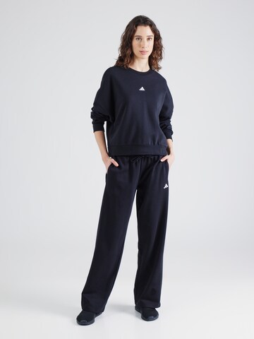 ADIDAS SPORTSWEAR Αθλητική μπλούζα φούτερ σε μαύρο