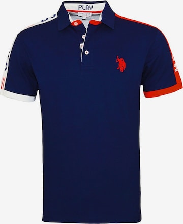 U.S. POLO ASSN. Shirt 'USA Play' in Blauw: voorkant