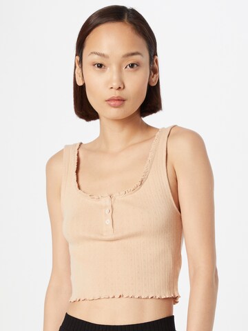 Top di American Eagle in beige: frontale