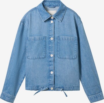 TOM TAILOR DENIM Tussenjas in Blauw: voorkant