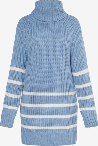 usha BLUE LABEL Knit dress 'Fenia' in Blue: front