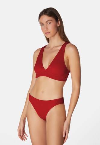 SORBET ISLAND Triangle Bikini 'Aqua' in Red: front