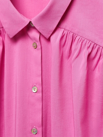 MANGO Blouse 'MORGANA' in Roze