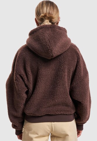 Karl Kani Кофта на молнии 'Signature Teddy' в Коричневый