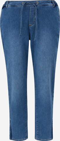 TRIANGLE Slim fit Jeans in Blue: front