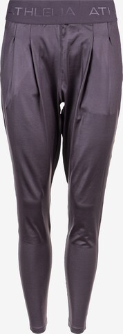 Athlecia Tapered Workout Pants 'Beastown' in Brown: front