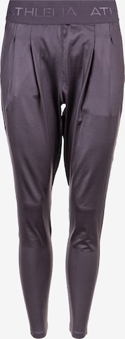 Athlecia Workout Pants 'Beastown' in Brown: front
