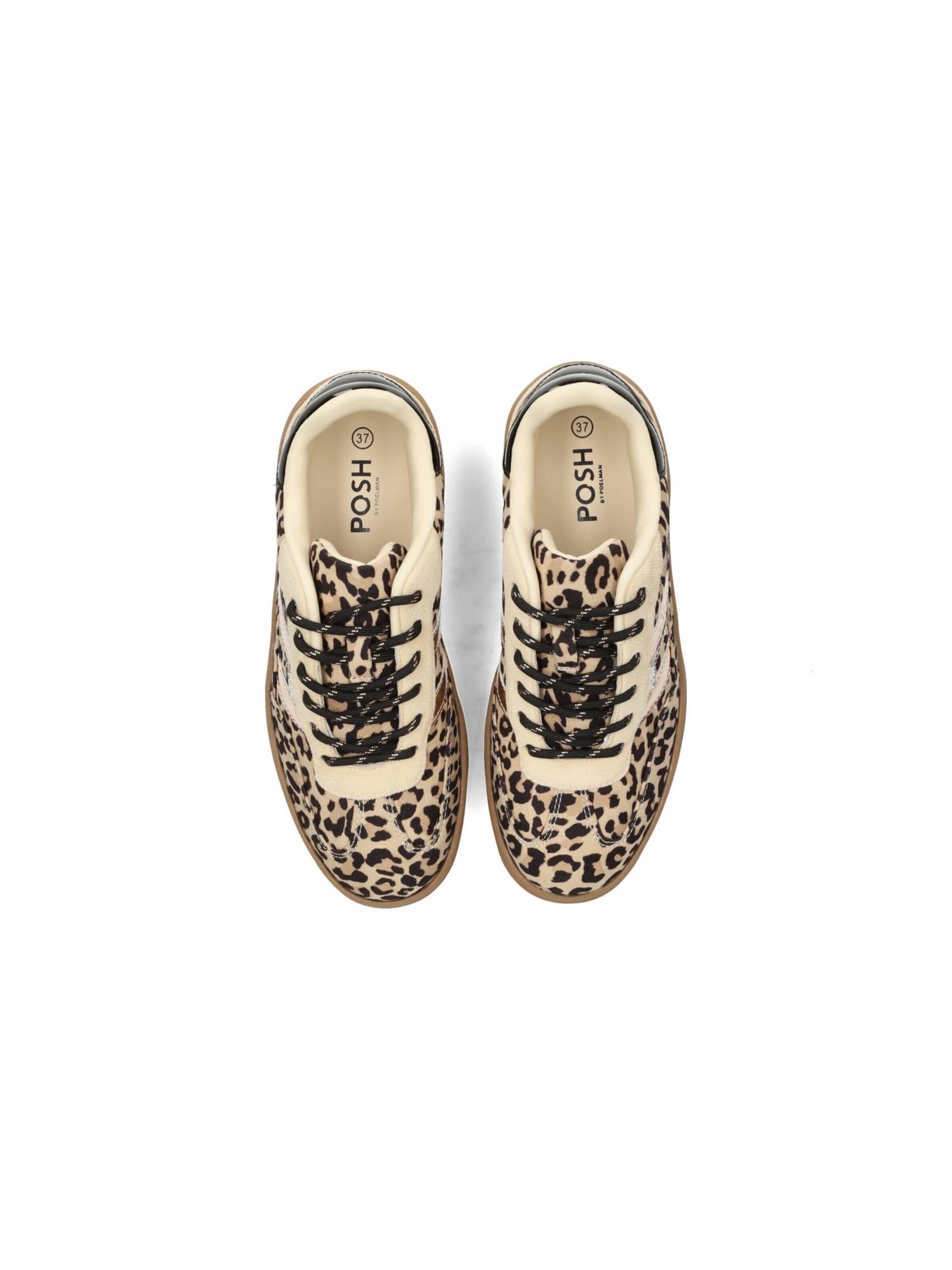 POSH by Poelman Sneakers laag 'Bodie' in Beige