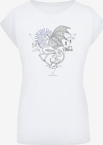 T-shirt 'Harry Potter Thestral' F4NT4STIC en blanc : devant