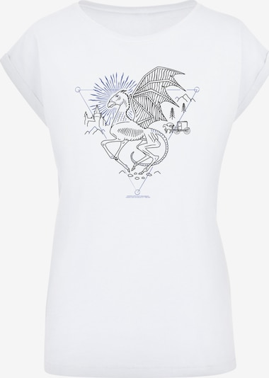 F4NT4STIC T-shirt 'Harry Potter Thestral' en bleu / noir / blanc, Vue avec produit