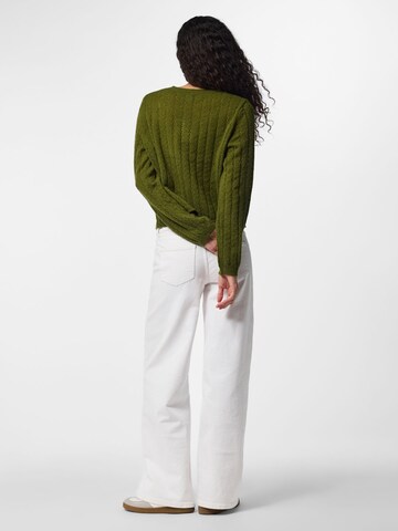 PIECES Pullover 'ADA ' in Grün