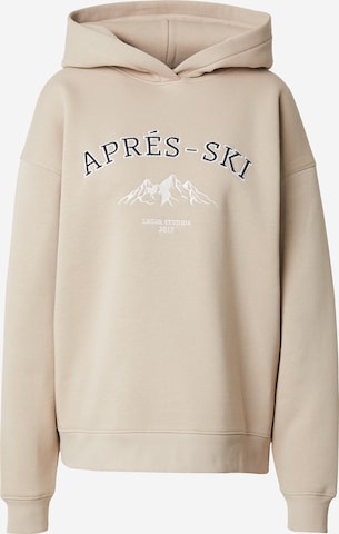 Sweat-shirt LeGer by Lena Gercke en beige : devant