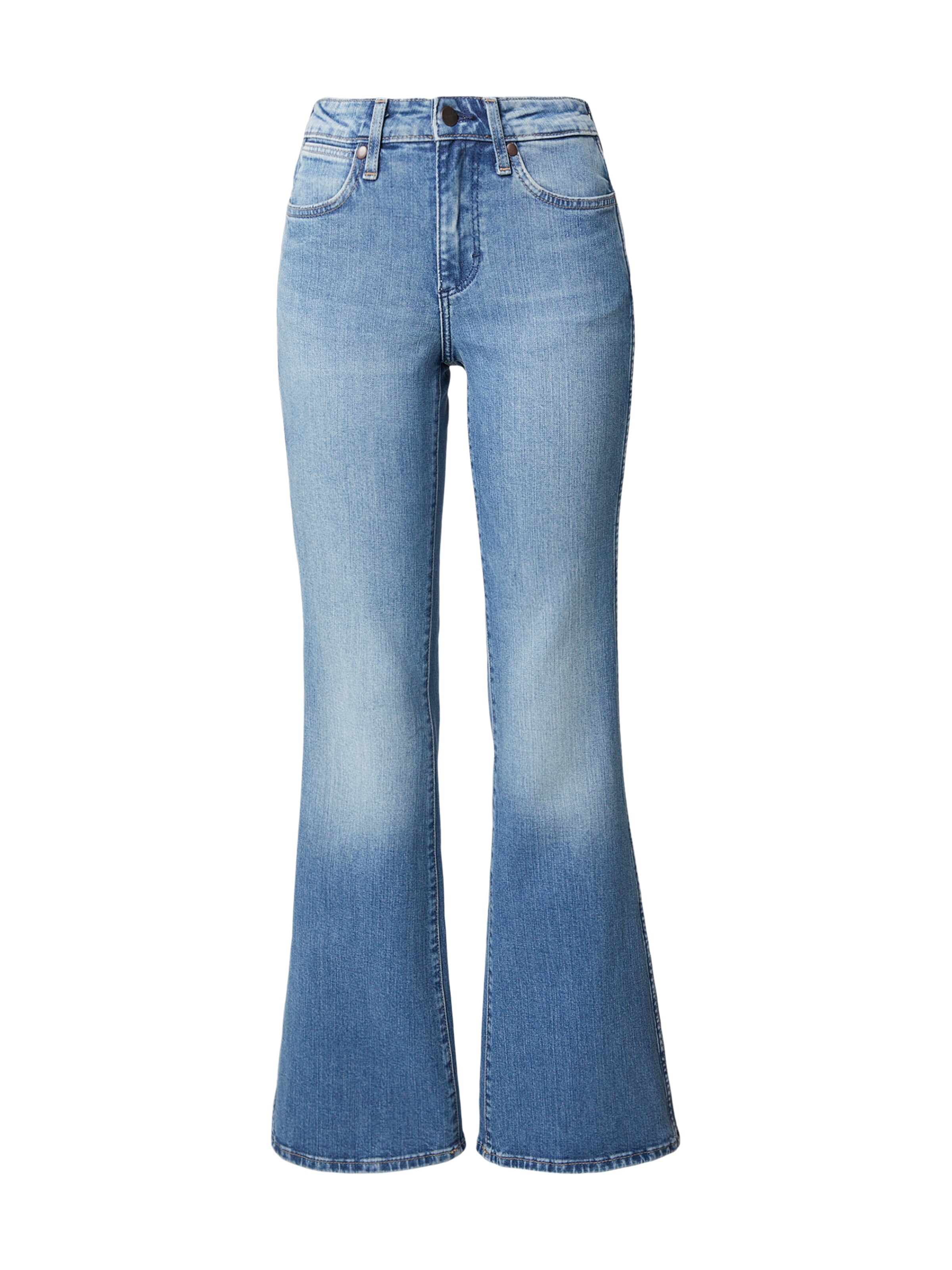 WRANGLER Flared Jeans 'MONTANA CONSTELLATION' in Blauw: voorkant