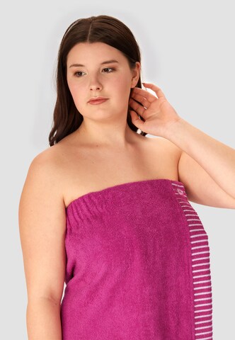 SCHIESSER Saunakilt 'Rom' in Pink