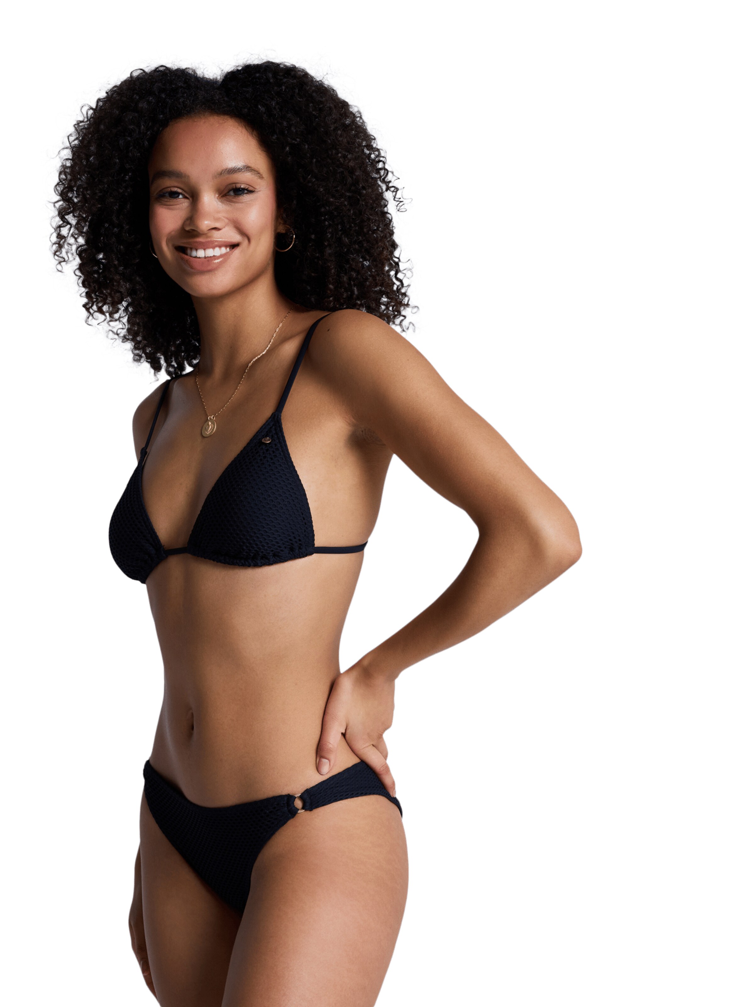 ROXY Triangel Bikini 'Island' in Schwarz