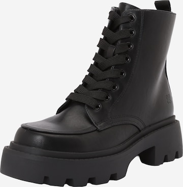 juoda Koi Footwear Auliniai batai 'Malai Lace up Boots': priekis