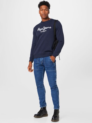 Pepe Jeans Sweatshirt 'LAMONT' i blå