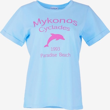 Fraternel Shirt in Blue: front