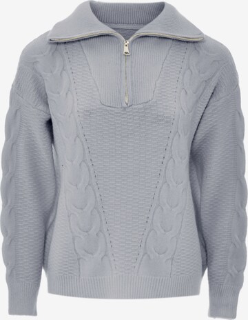 Pull-over bridgeport en gris : devant