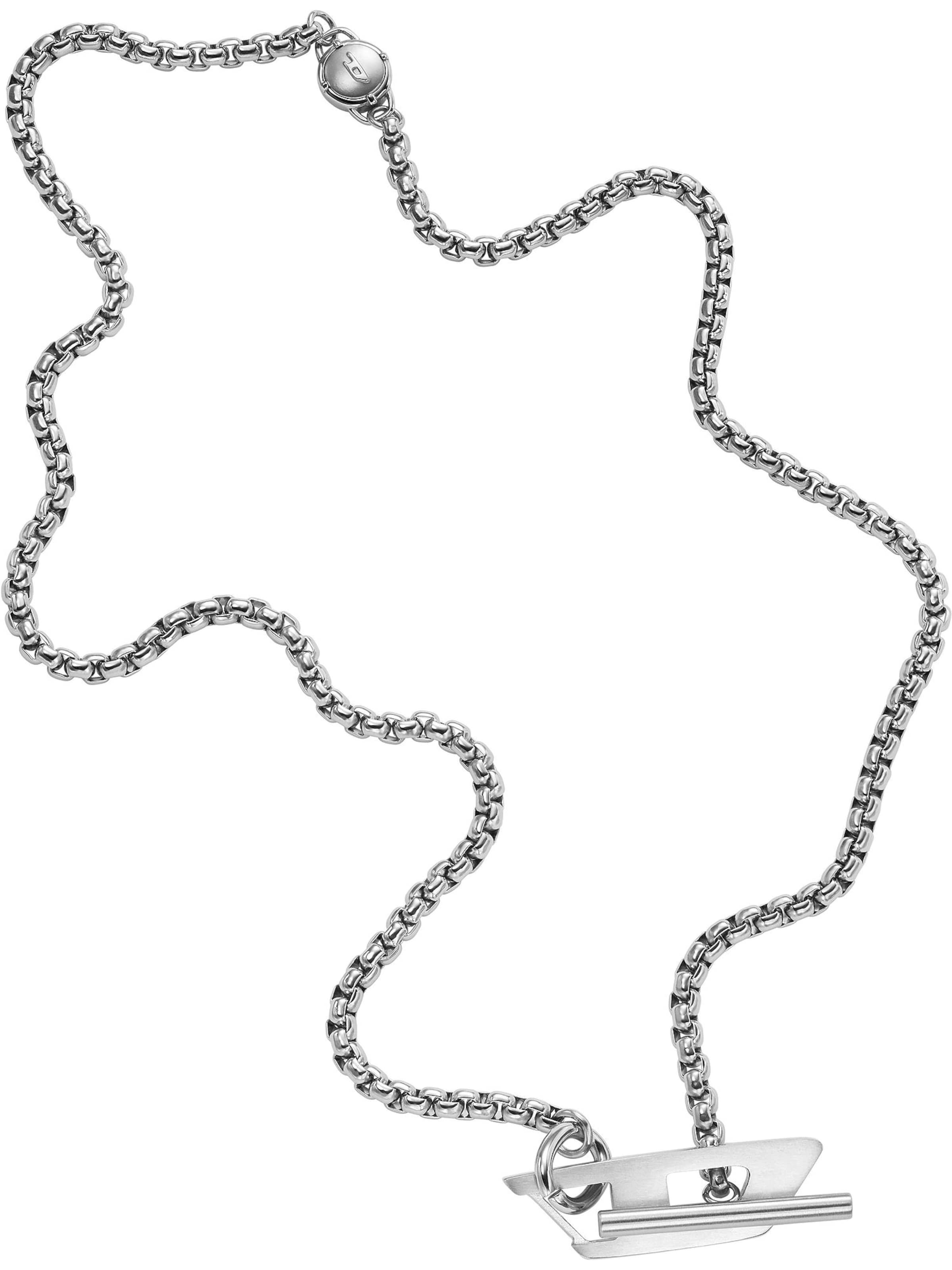 DIESEL Necklace in Silver: front