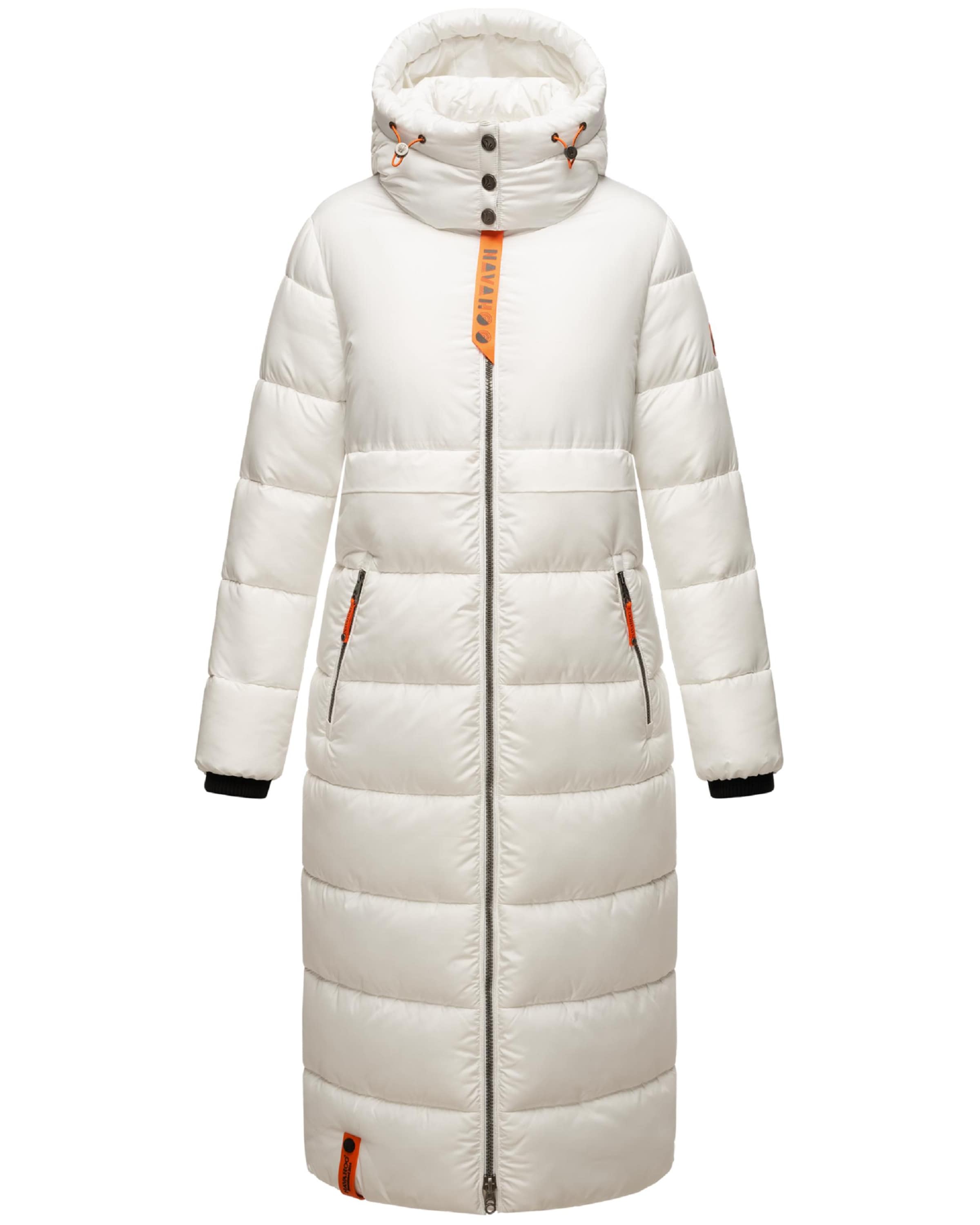 NAVAHOO Winter coat in White: front