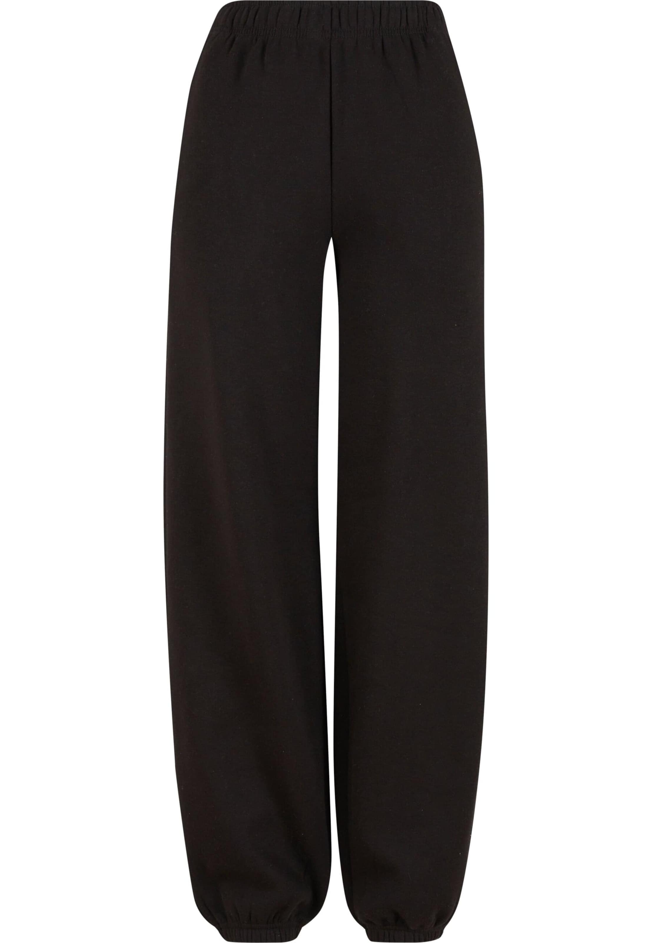 Urban Classics Tapered Broek in Zwart: voorkant