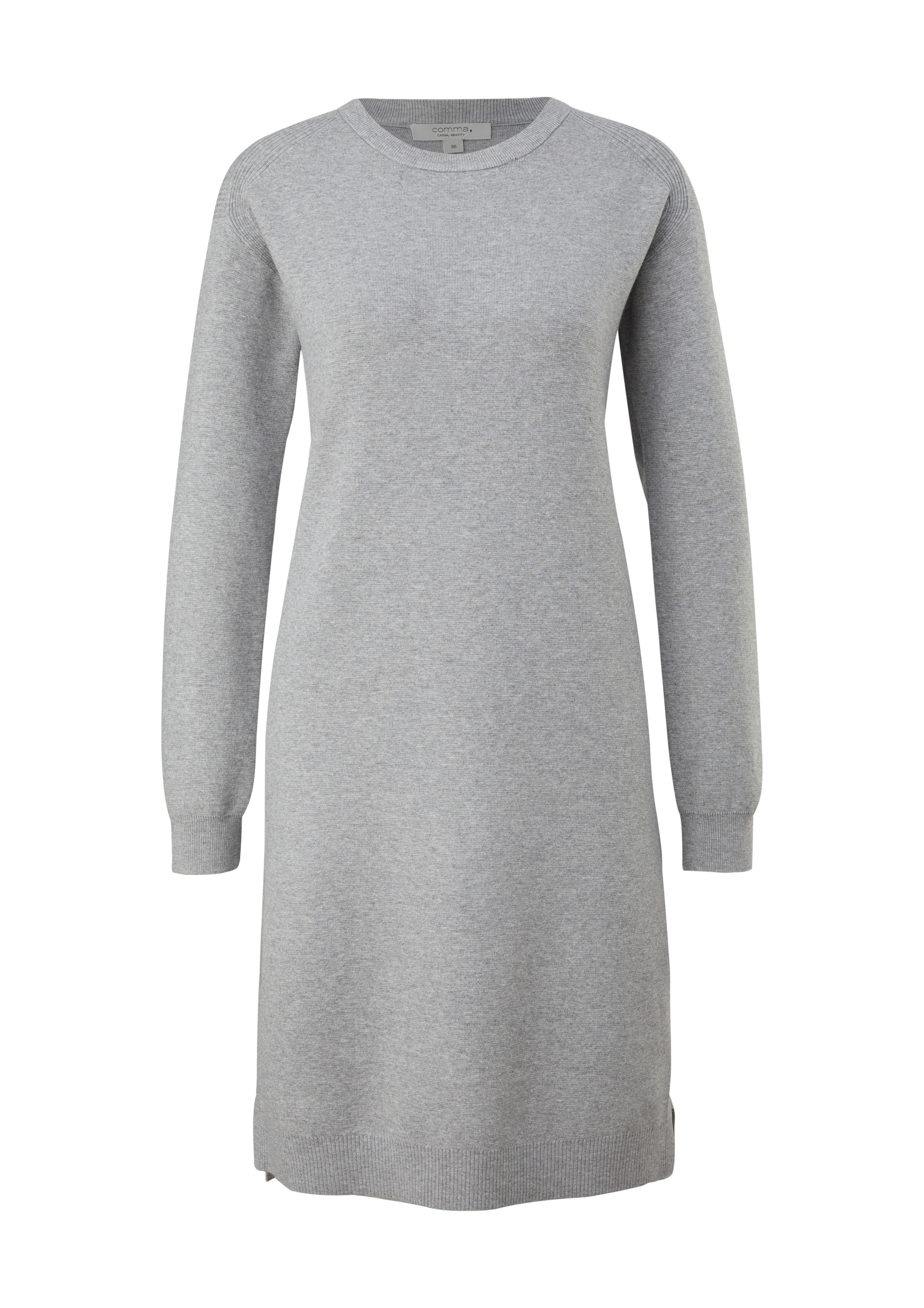 comma casual identity Kleid in Grau: Vorderseite