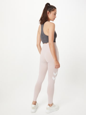 Skinny Pantaloni sportivi di Hummel in rosa