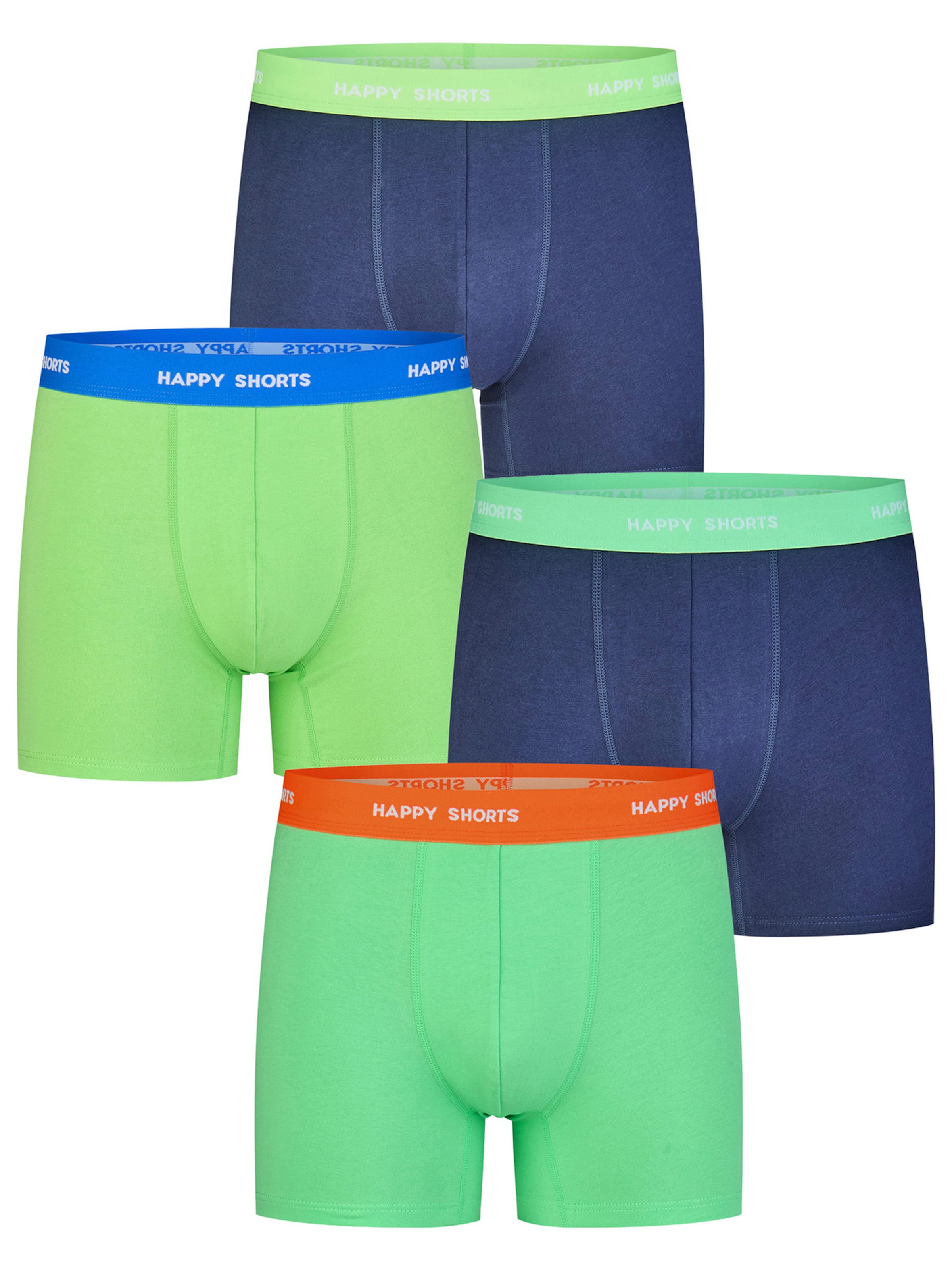 Boxers ' Fresh Print Sets ' Happy Shorts en bleu : devant