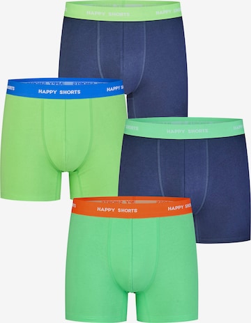 Boxers ' Fresh Print Sets ' Happy Shorts en bleu : devant
