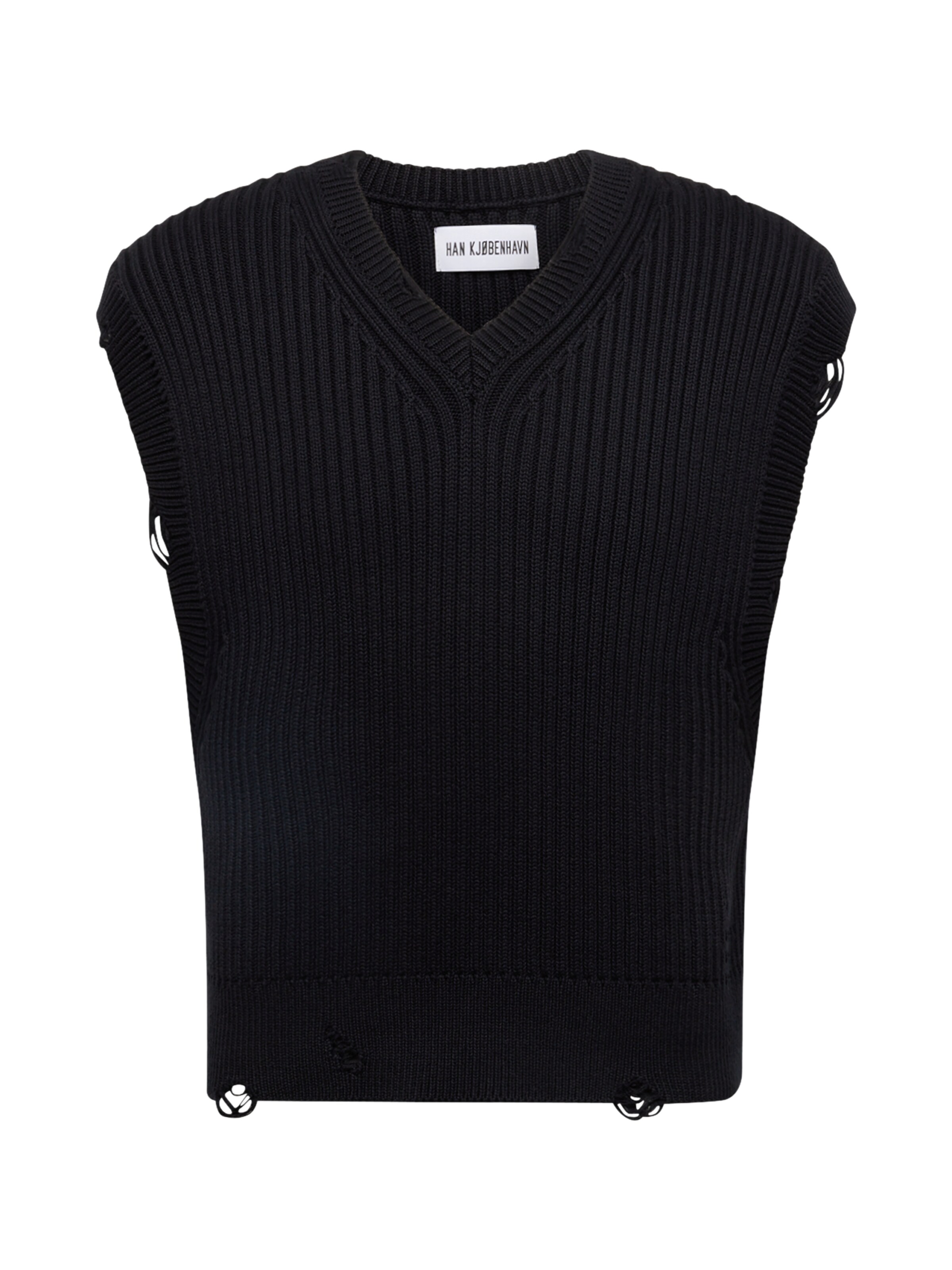 Han Kjøbenhavn Neulepaita värissä musta: etupuoli