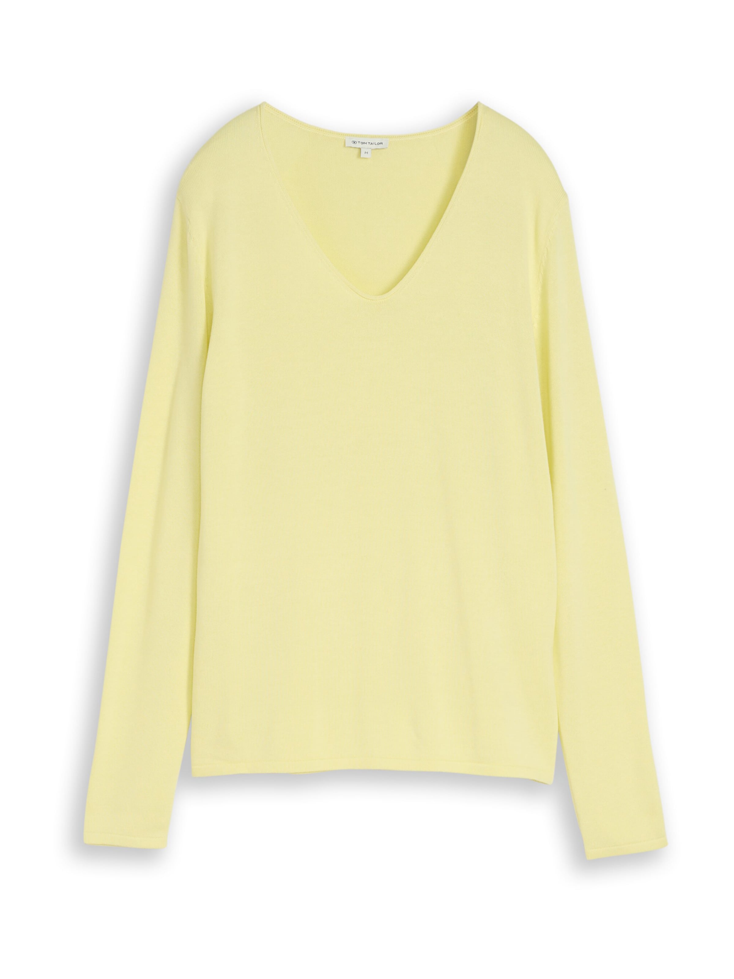 TOM TAILOR - Pullover em amarelo: frente