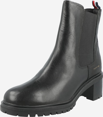 TOMMY HILFIGER Chelsea Boots in Schwarz: predná strana