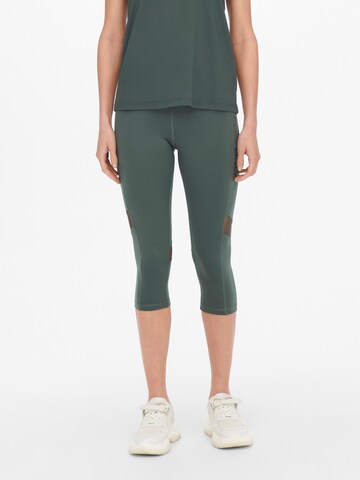 ONLY PLAY Skinny Workout Pants 'Camp' in Grey: front