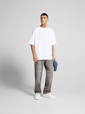 Loosefit Jeans di Bershka in grigio