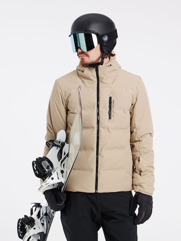 PROTEST Athletic Jacket 'PRTSUPERIOR 23' in Brown