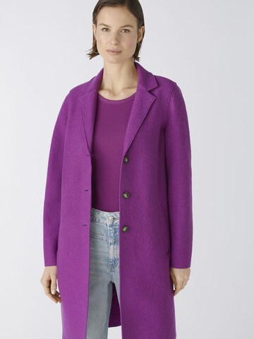 OUI Between-Seasons Coat 'Mayson' in Purple: front